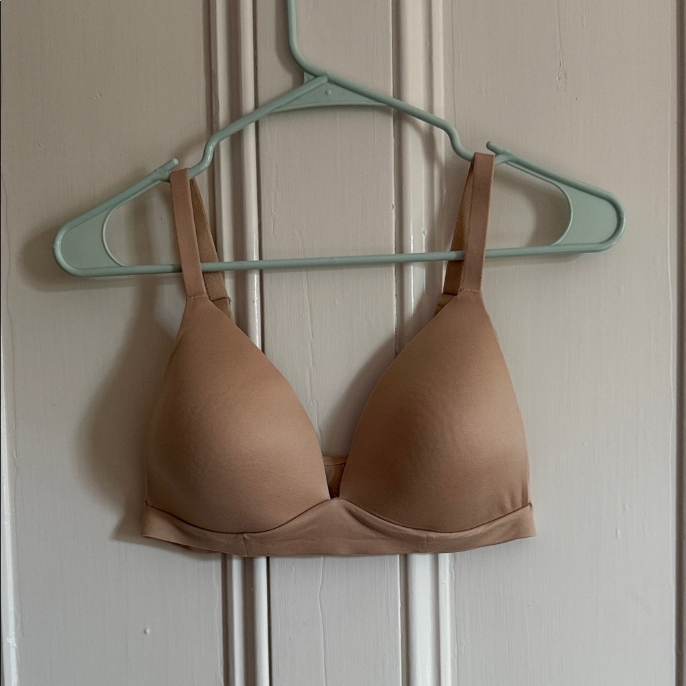 Aerie Sunnie Bloom Wireless Nude bra 34D